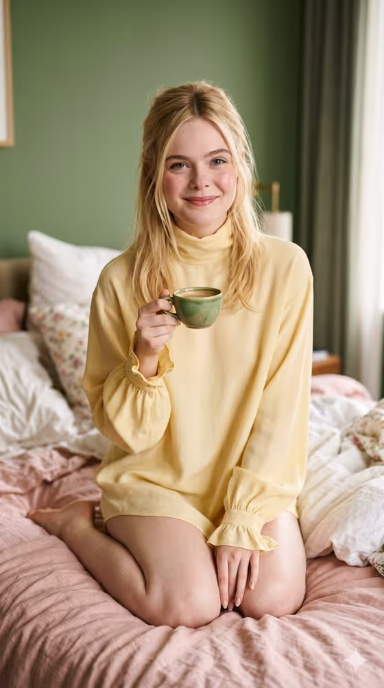Cozy Morning Portrait template result