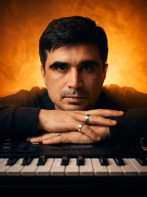 Cinematic Music Producer Portrait
