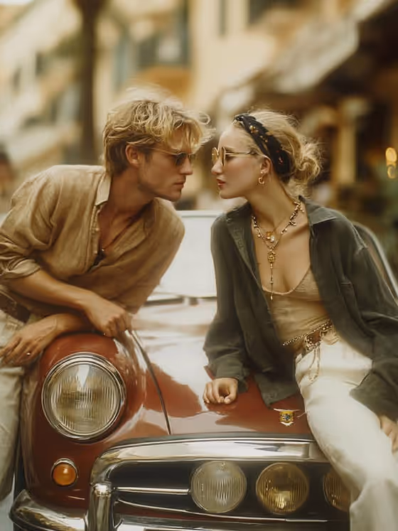 Kodachrome Couple Editorial