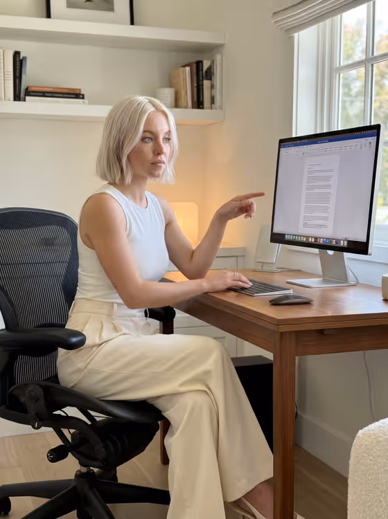 Minimalist Home Office Portrait template result