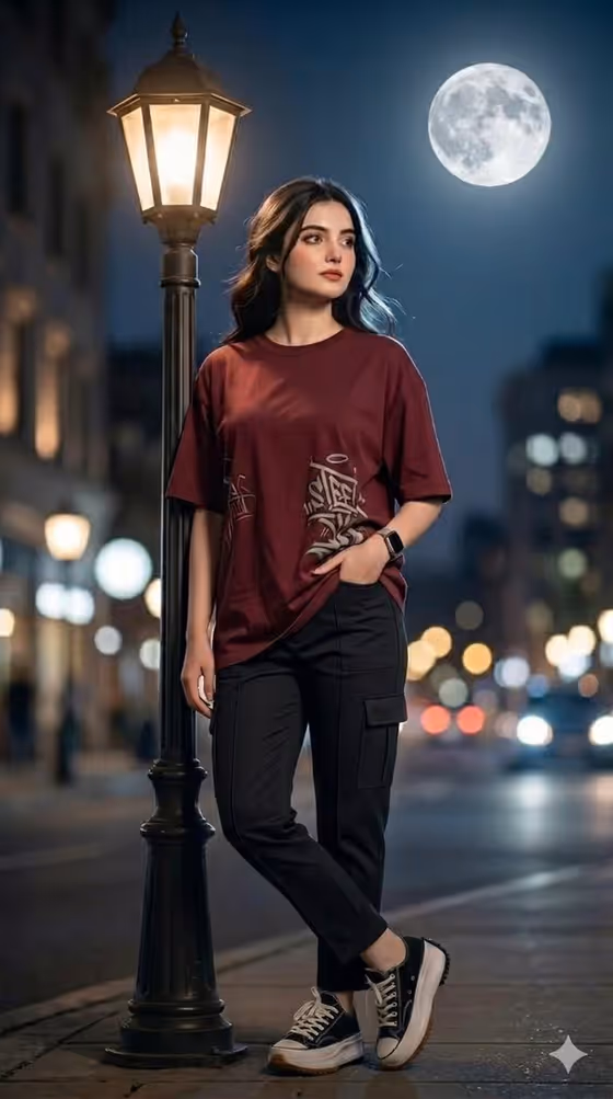 Urban Moonlight Portrait