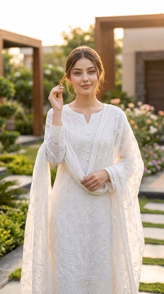 Elegant Indian Salwar Suit Portrait
