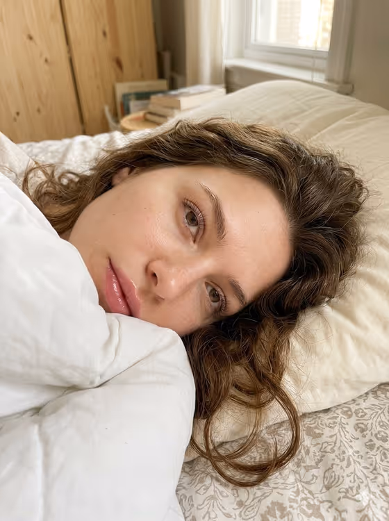 Morning Bed Selfie template result