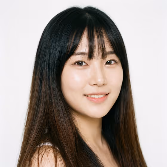 Korean Model Close-Up template result