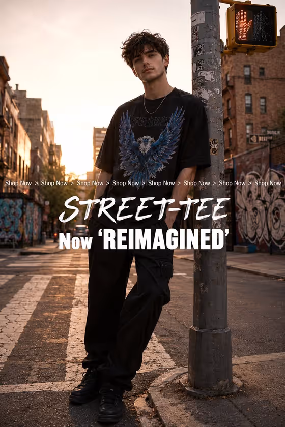Streetwear Campaign Ad template result