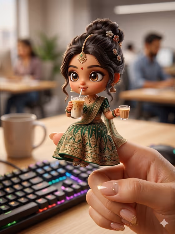 Finger Chibi Doll template result