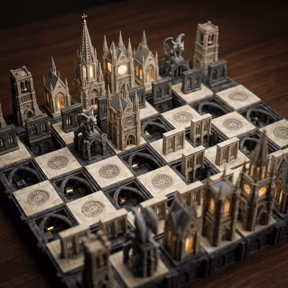 Architectural Game Diorama