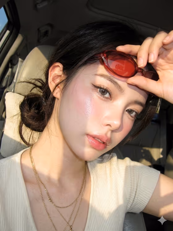 Glass-Skin Digicam Portrait