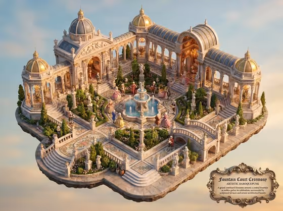 Baroquepunk Miniature World template result