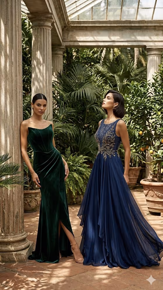 Elegant Gowns Greenhouse Editorial template result