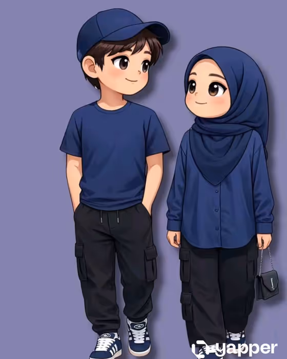 Anime Couple Portrait