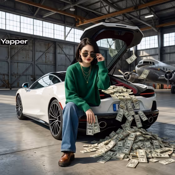 Luxury Hangar Portrait