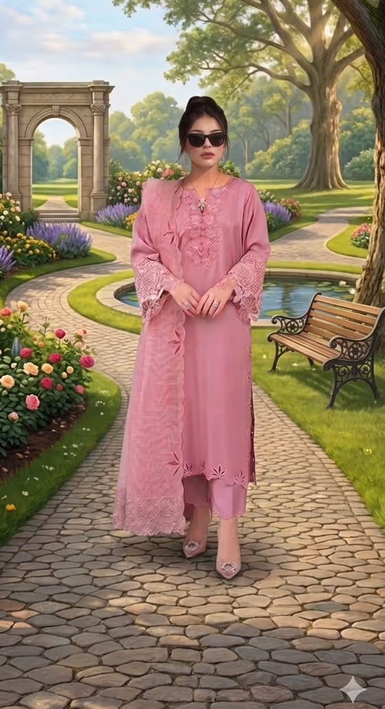 Classical Garden Fashion Portrait template result