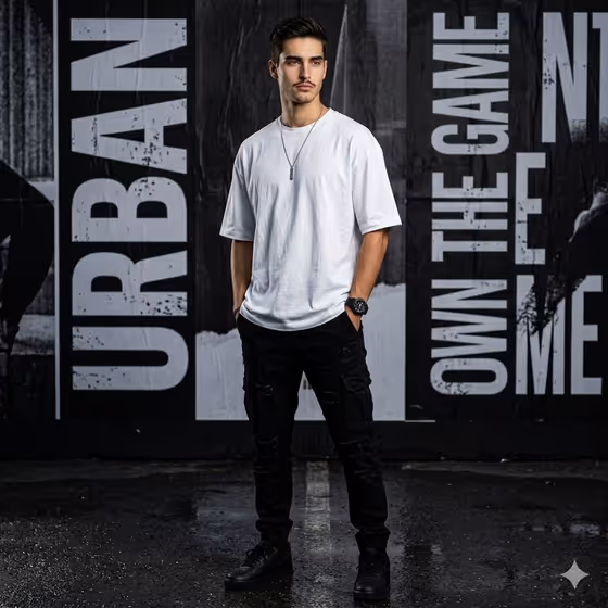 Urban Noir Editorial template result