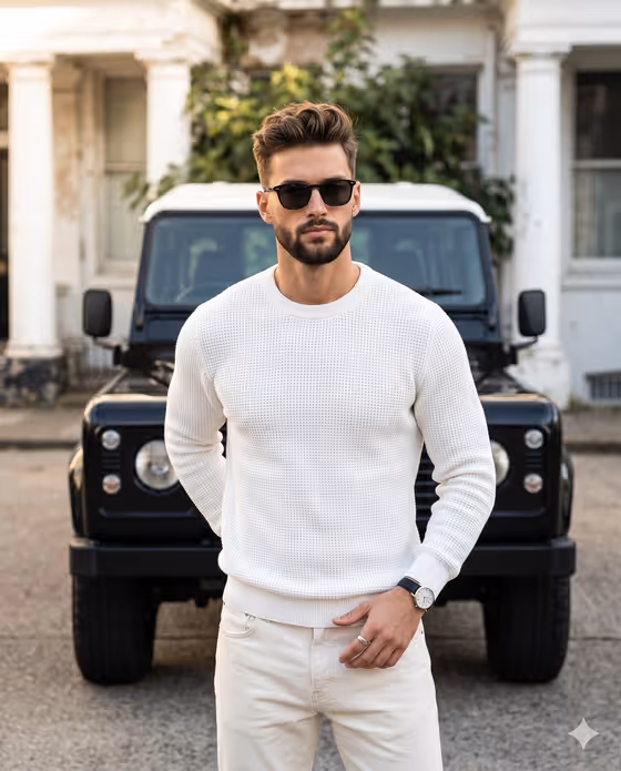 Editorial Menswear Lifestyle Portrait template result