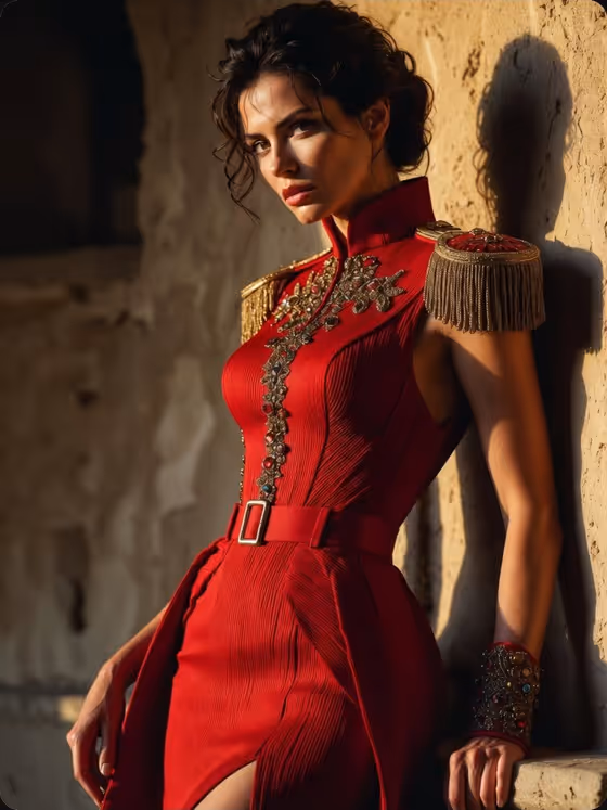 Regal Fashion Portrait
