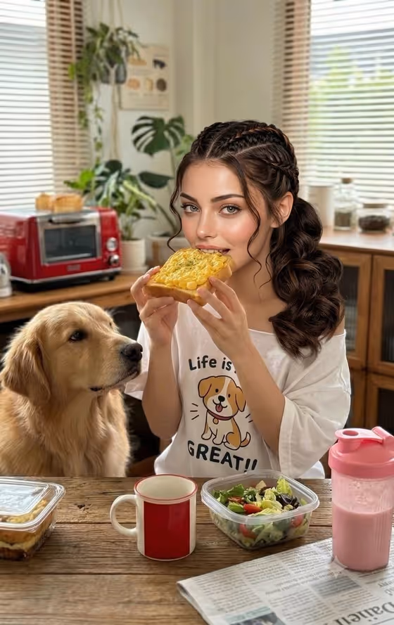 Cozy Morning Lifestyle Portrait