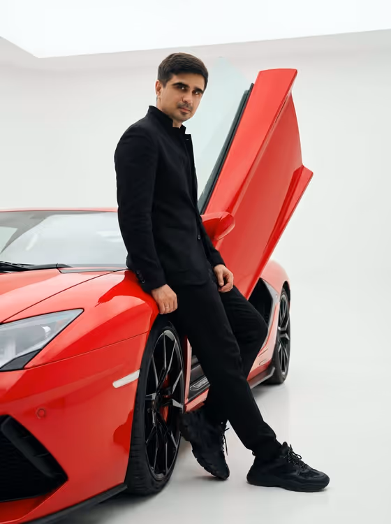 High-Fashion Supercar Editorial