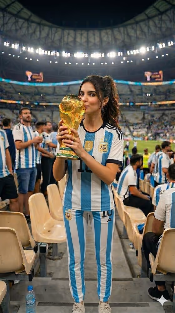 World Cup Victory Portrait template result