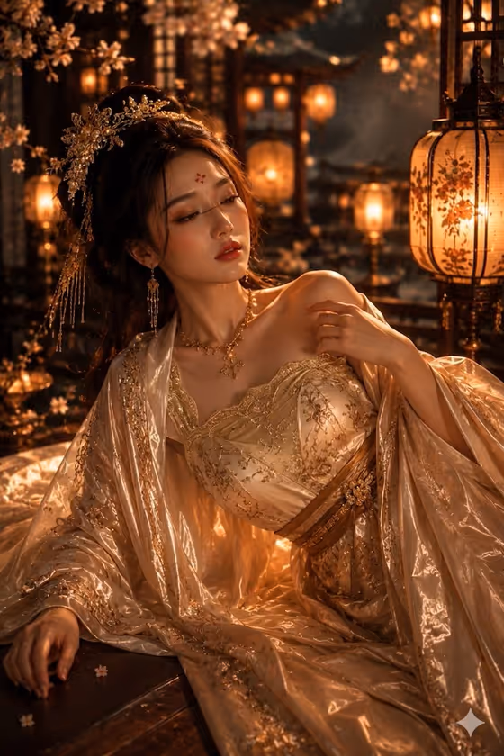 Ancient Chinese Empress Palace Portrait
