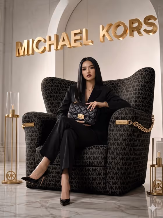 Luxury Brand Campaign Portrait template result