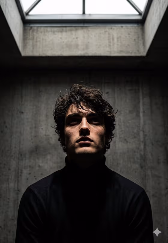 Industrial Brutalist Documentary Portrait