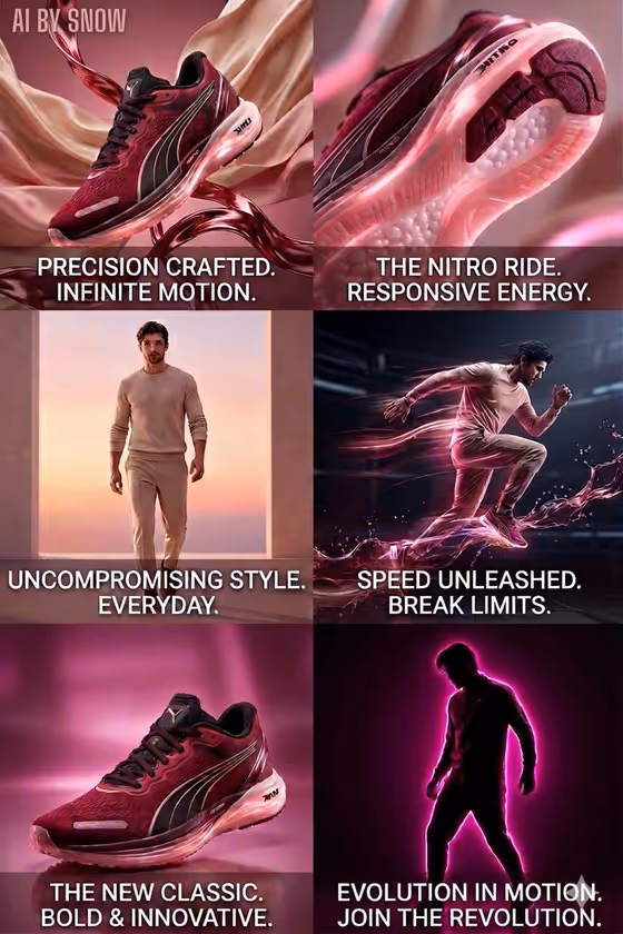 Futuristic Footwear Campaign