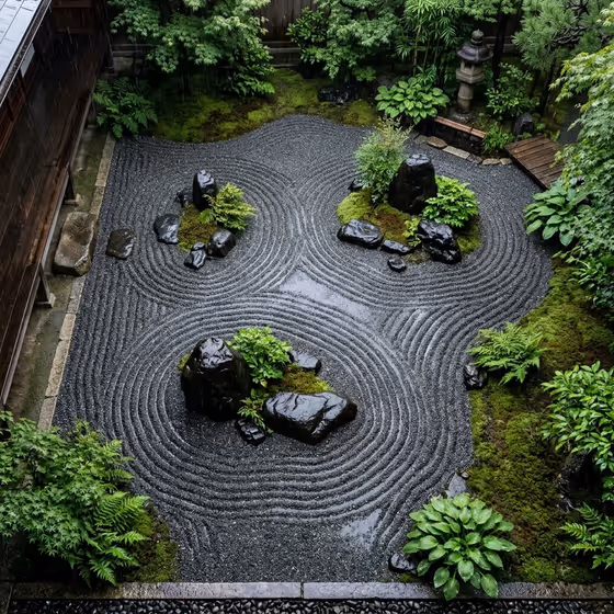 Realistic Zen Garden Landscape template result