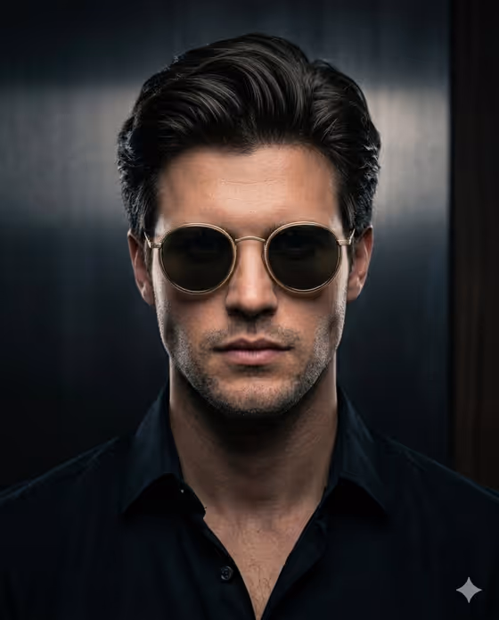 Noir Sunglasses Portrait template result