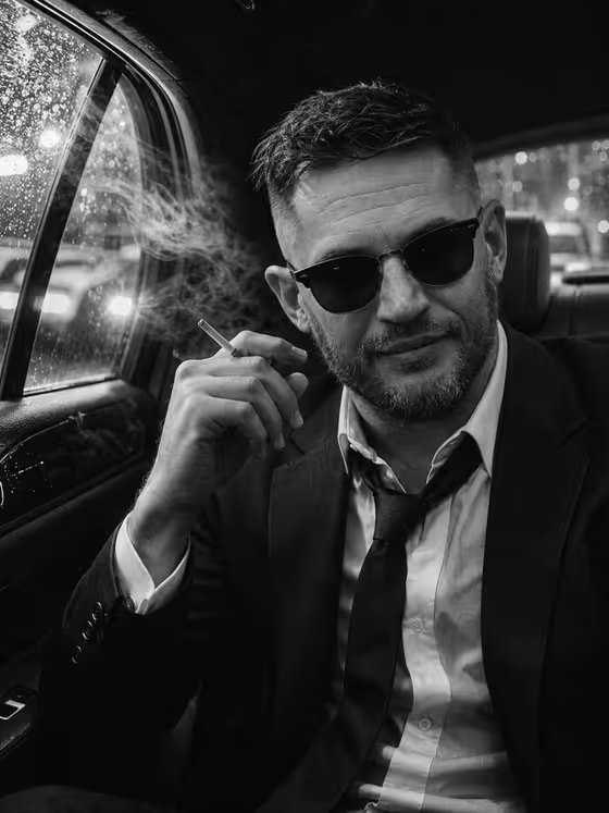 Noir Car Portrait