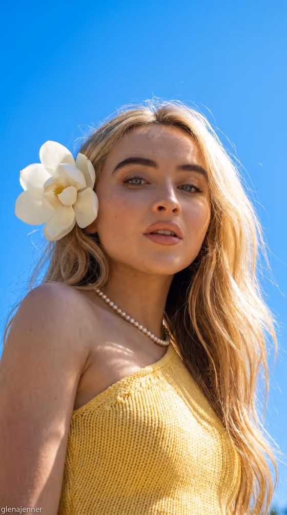 Low-Angle Summer Sky Portrait template result