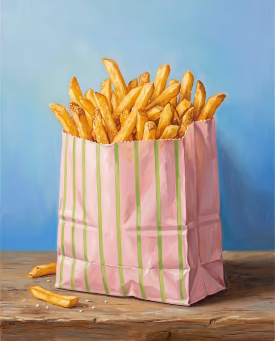 Painted Snack Still Life