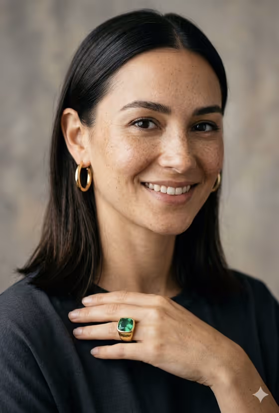 Emerald Ring Portrait template result