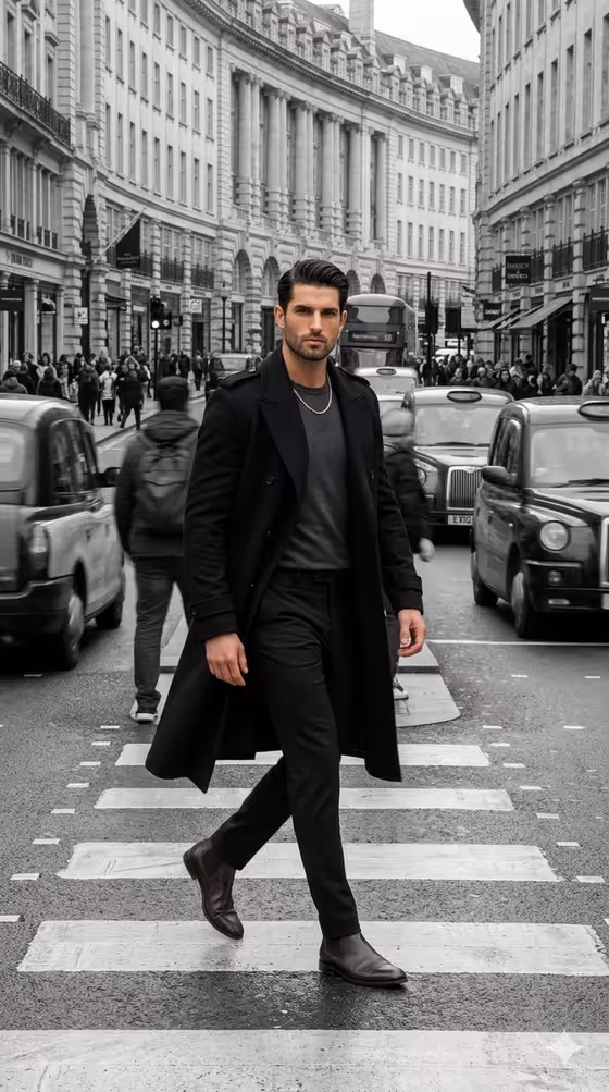 Cinematic Street Portrait template result