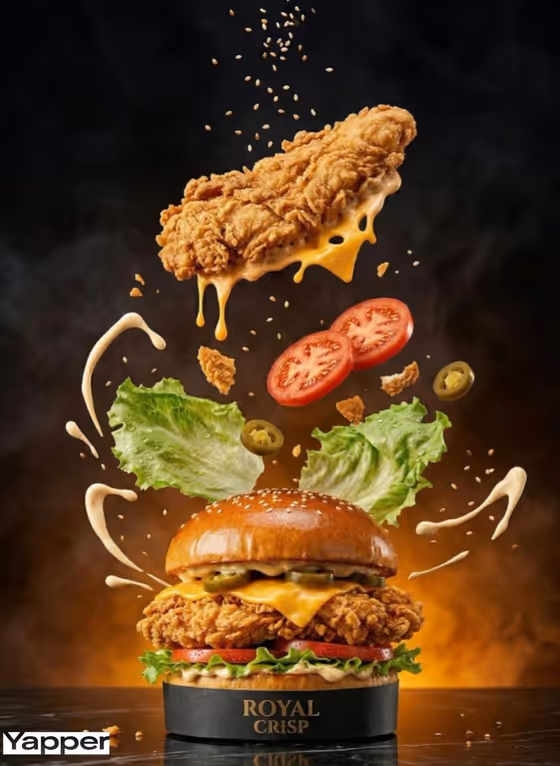Burger Explosion Ad
